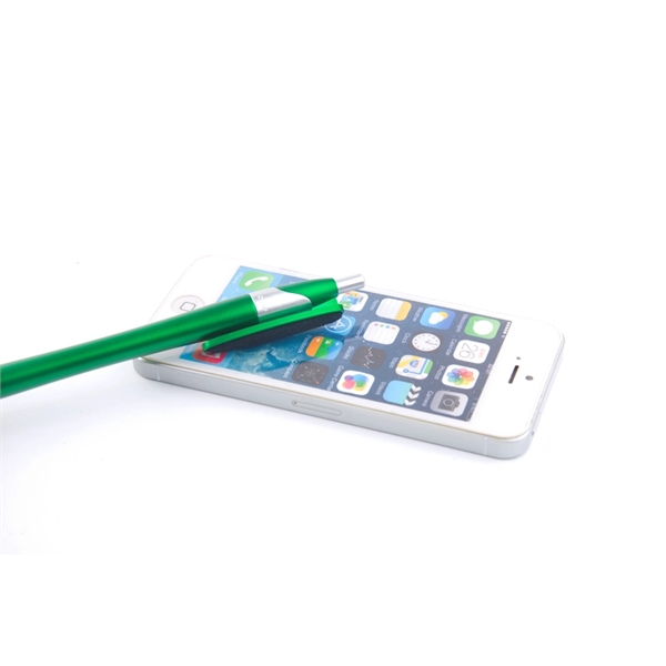 Metallic Colored Barrel Stylus Pen and Screen Cleaner - Metallic Colored Barrel Stylus Pen and Screen Cleaner - Image 3 of 4