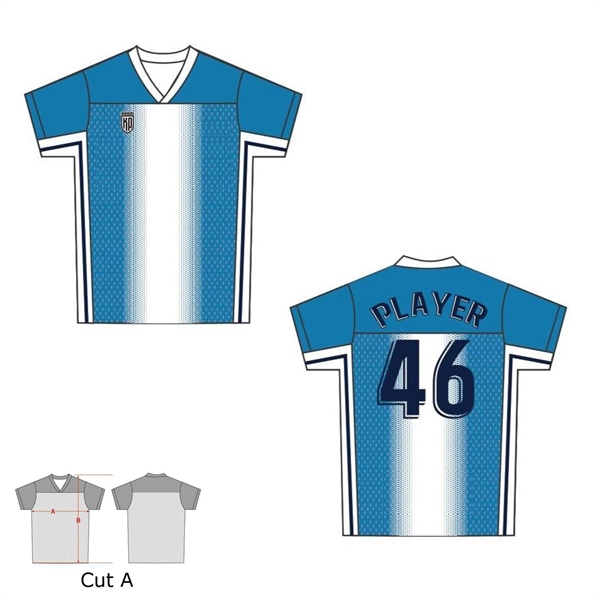 Premium Sublimation Football Fanwear Jersey - Mesh Body, Spa - Premium Sublimation Football Fanwear Jersey - Mesh Body, Spa - Image 2 of 2