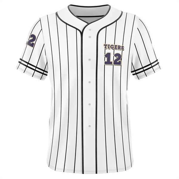 Men's & kids Sublimation Full Button Front Baseball jersey - Men's & kids Sublimation Full Button Front Baseball jersey - Image 2 of 4