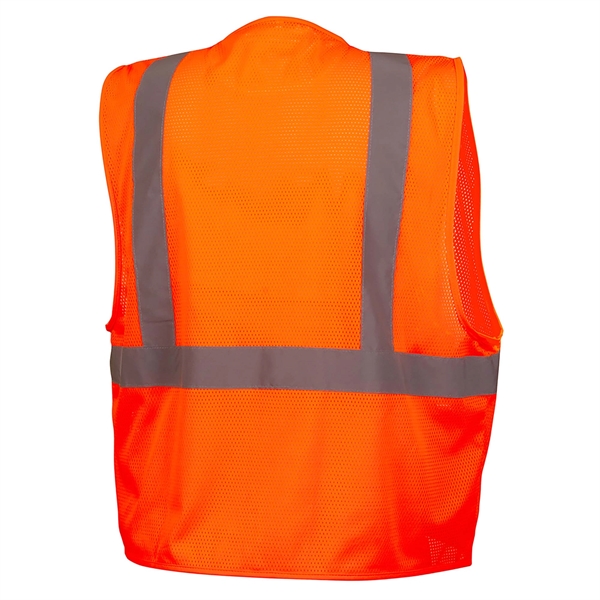 Pyramex® Hi Vis Lime Safety Economy Vest - Pyramex® Hi Vis Lime Safety Economy Vest - Image 3 of 3