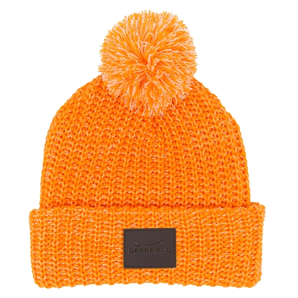 Grace Collection Pom Beanie With Cuff - Grace Collection Pom Beanie With Cuff - Image 23 of 52