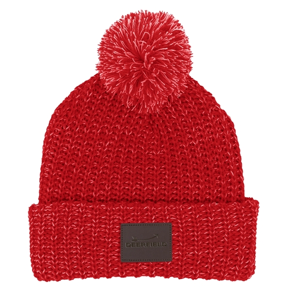 Grace Collection Pom Beanie With Cuff - Grace Collection Pom Beanie With Cuff - Image 31 of 52