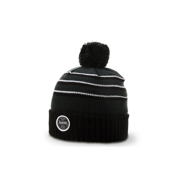 Pom Beanie with Cuff - Pom Beanie with Cuff - Image 0 of 12