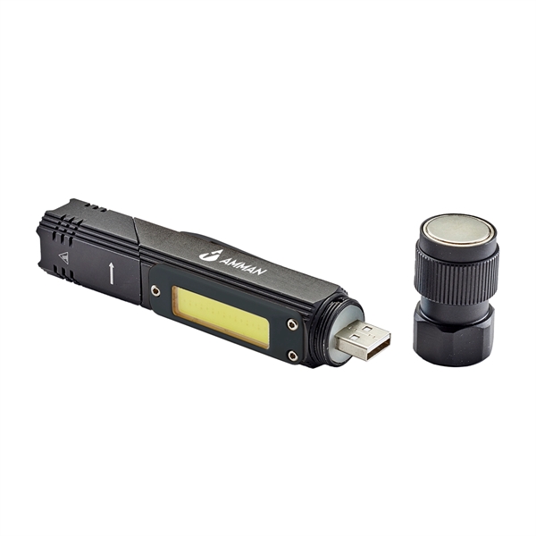 CEDAR CREEK® SWIVEL USB FLASHLIGHT - CEDAR CREEK® SWIVEL USB FLASHLIGHT - Image 2 of 3
