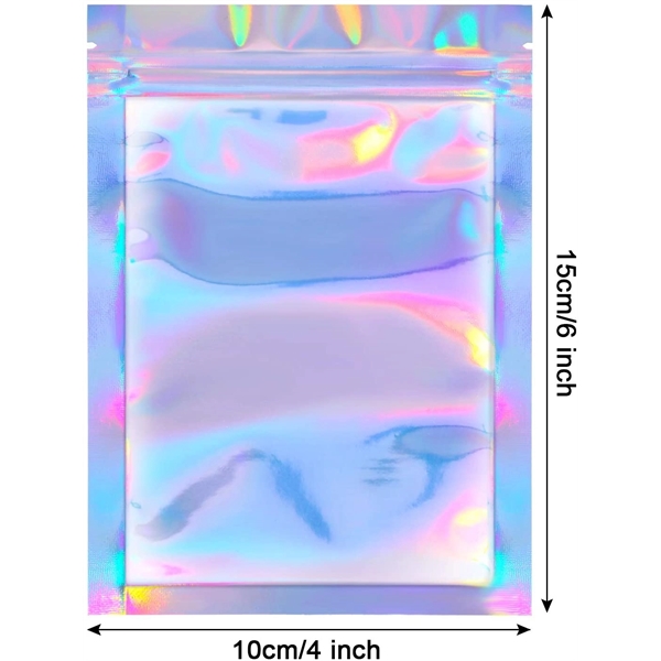 Smell Proof Bags Foil Pouch Bag Flat Ziplock Bag4 x 6 Inch - Smell Proof Bags Foil Pouch Bag Flat Ziplock Bag4 x 6 Inch - Image 1 of 10