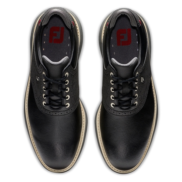 FootJoy Traditions -  Saddle Spiked Golf Shoe - FootJoy Traditions -  Saddle Spiked Golf Shoe - Image 1 of 6
