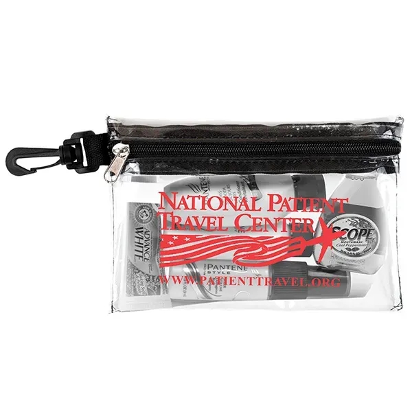 Milos Large Zipper Storage Pouch with Plastic Hook