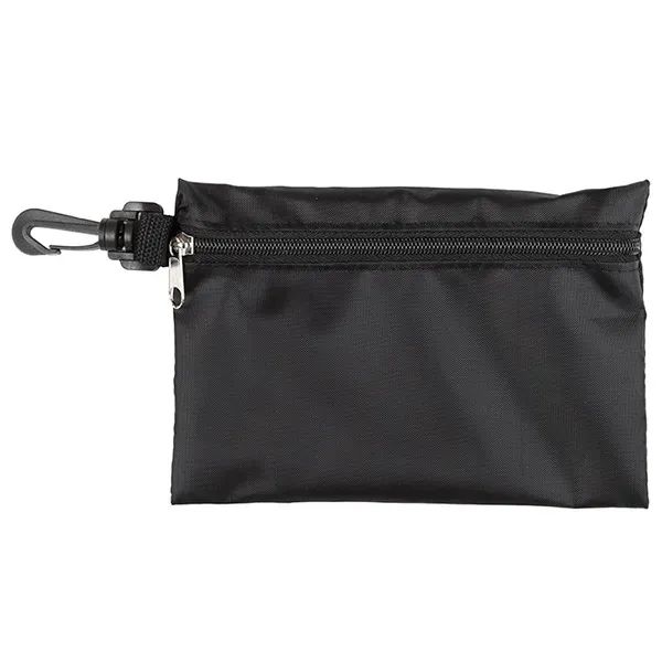 Milos Large Zipper Storage Pouch with Plastic Hook