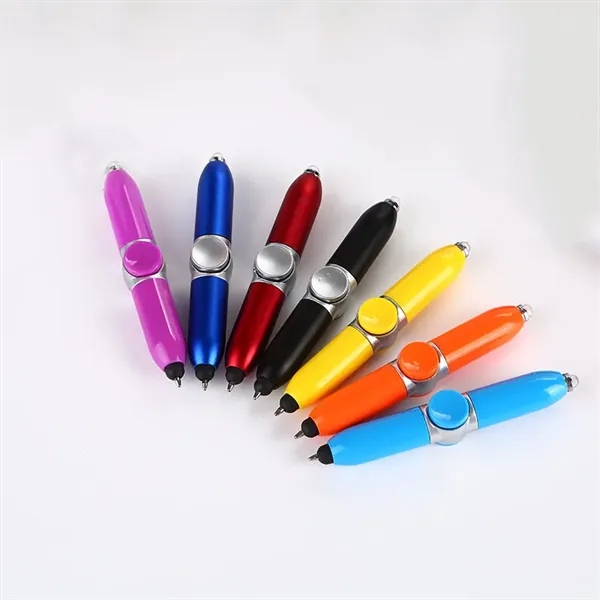 Fidget Spinner Pen with LED Light & Stylus - Fidget Spinner Pen with LED Light & Stylus - Image 2 of 2