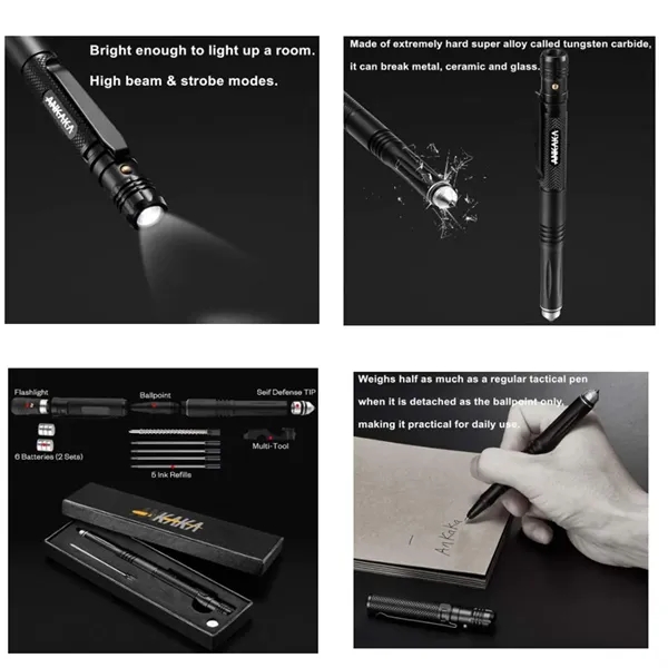 The Most Loaded 6-in-1 Tactical Pen - The Most Loaded 6-in-1 Tactical Pen - Image 1 of 2