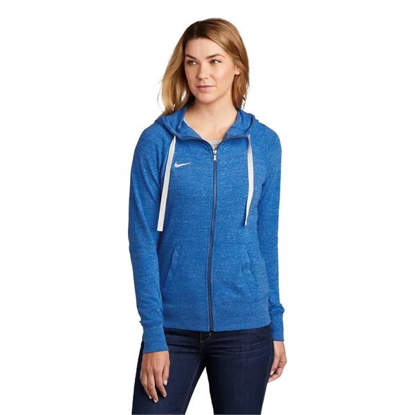 Nike Women's Gym Vintage Full-Zip Hoodie - Nike Women's Gym Vintage Full-Zip Hoodie - Image 6 of 20