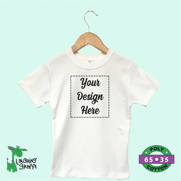 Toddler Short Sleeve T-Shirts White - Laughing Giraffe® - Toddler Short Sleeve T-Shirts White - Laughing Giraffe® - Image 0 of 1