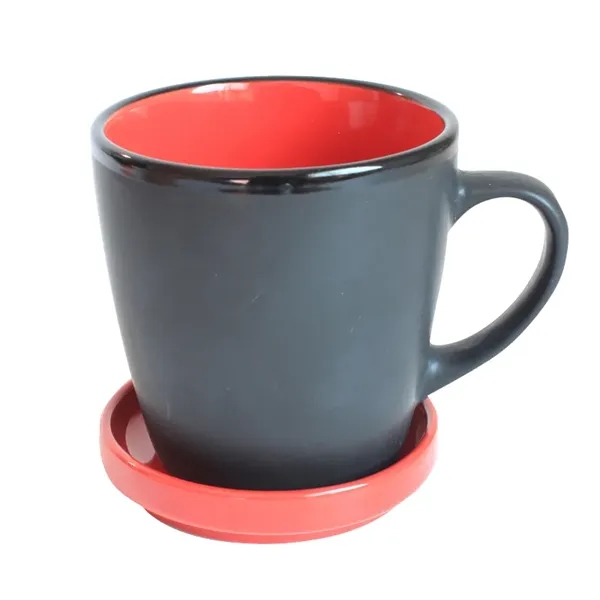 Two Tone Coaster Mug, 12 oz./360 ml. - Two Tone Coaster Mug, 12 oz./360 ml. - Image 5 of 7