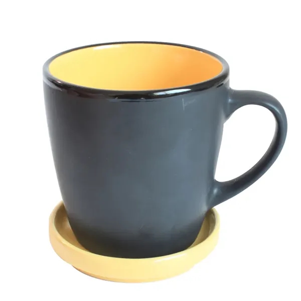 Two Tone Coaster Mug, 12 oz./360 ml. - Two Tone Coaster Mug, 12 oz./360 ml. - Image 7 of 7
