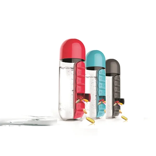 Pill Organizer Water Bottle - Pill Organizer Water Bottle - Image 4 of 4