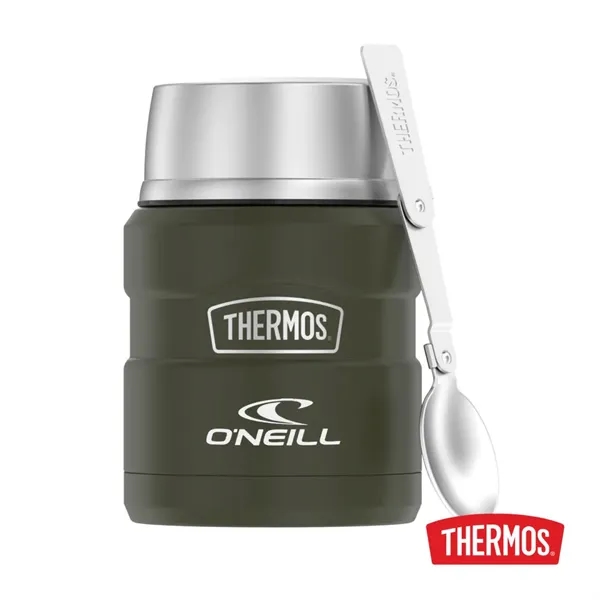 Thermos® King™ SS Food Jar w/Folding Spoon - 16oz - Thermos® King™ SS Food Jar w/Folding Spoon - 16oz - Image 4 of 6