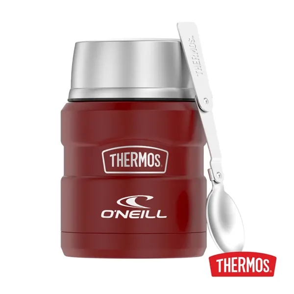 Thermos® King™ SS Food Jar w/Folding Spoon - 16oz - Thermos® King™ SS Food Jar w/Folding Spoon - 16oz - Image 5 of 6