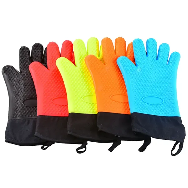 Kitchen Silicone Oven Mitts - Kitchen Silicone Oven Mitts - Image 0 of 6