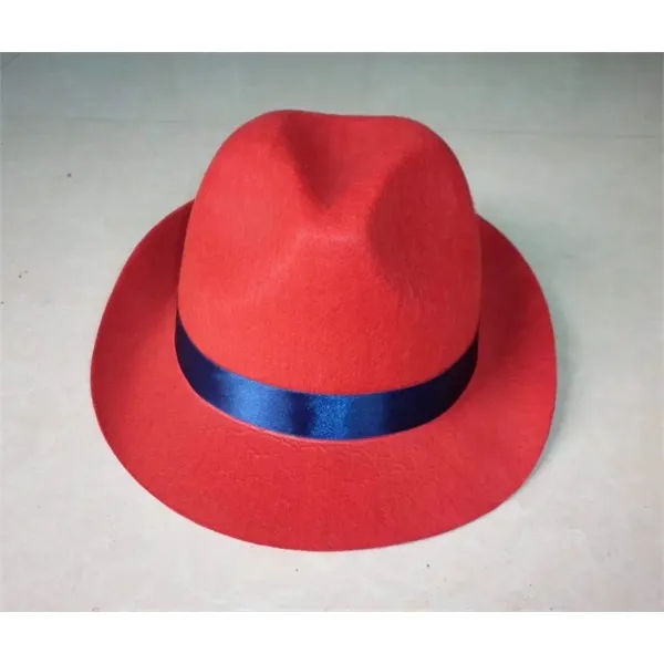 Black Felt /Fedora Hat - Black Felt /Fedora Hat - Image 6 of 8