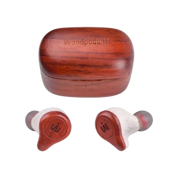 Eco Wood TWS Wireless Earbuds - Eco Wood TWS Wireless Earbuds - Image 0 of 7