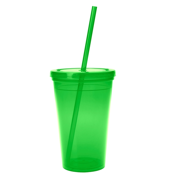 16 Oz. Sunsplash Double Wall Tumbler - 16 Oz. Sunsplash Double Wall Tumbler - Image 11 of 22