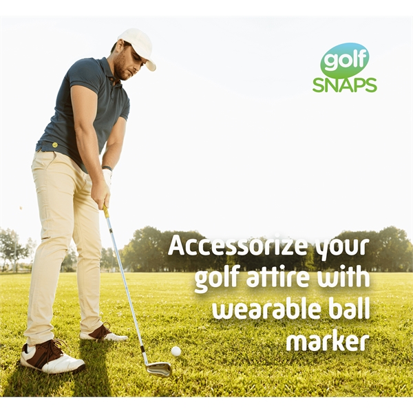 golfSNAPS Wearable Golf Ball Marker - golfSNAPS Wearable Golf Ball Marker - Image 5 of 6