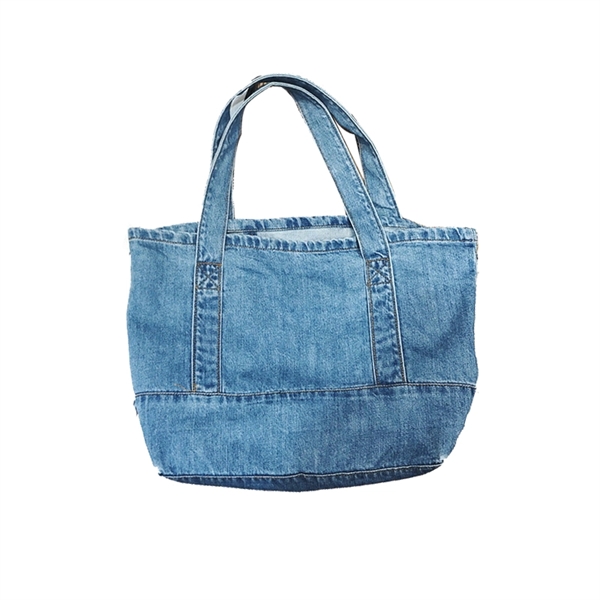 Denim Tote Bag - Denim Tote Bag - Image 2 of 4