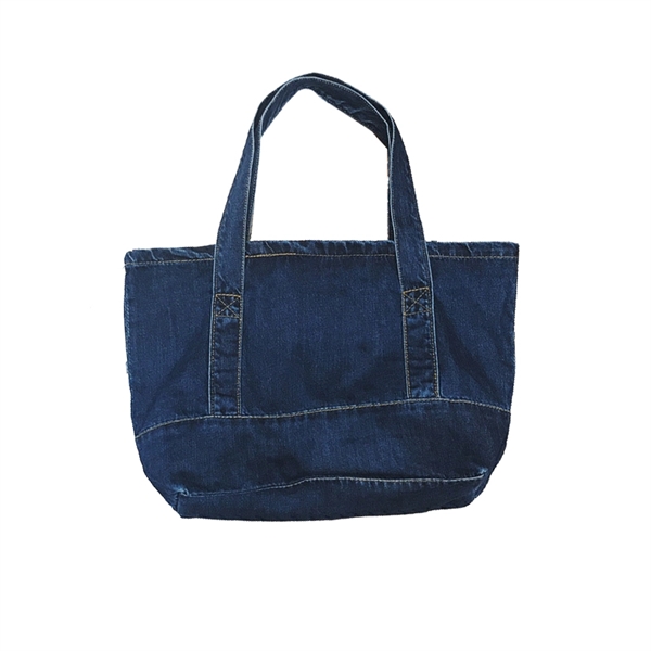 Denim Tote Bag - Denim Tote Bag - Image 3 of 4