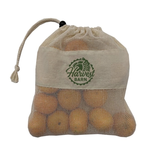 100% Cotton Mesh Produce Bag Natural - 100% Cotton Mesh Produce Bag Natural - Image 0 of 0
