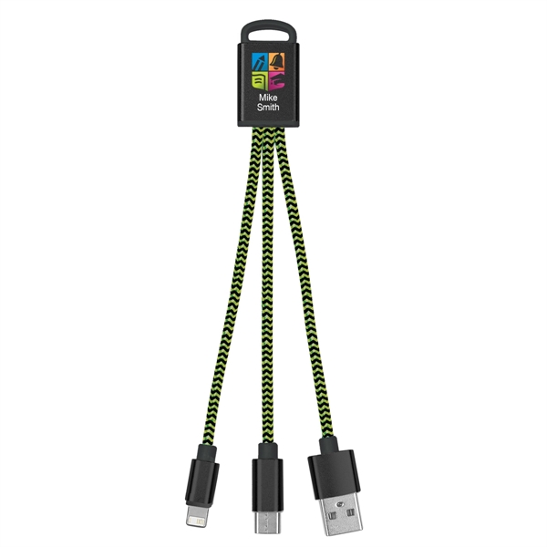 3-In-1 Braided Charging Buddy - 3-In-1 Braided Charging Buddy - Image 30 of 48