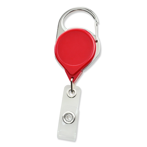 Premium Custom Carabiner Badge Reels with Belt Clip - Premium Custom Carabiner Badge Reels with Belt Clip - Image 6 of 6