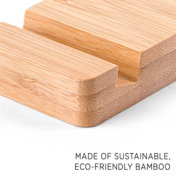 Eco-Friendly Bamboo Mobile Device Holder - Eco-Friendly Bamboo Mobile Device Holder - Image 4 of 5