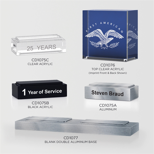 Clear Stackable Award Acrylic Top - Clear Stackable Award Acrylic Top - Image 2 of 5