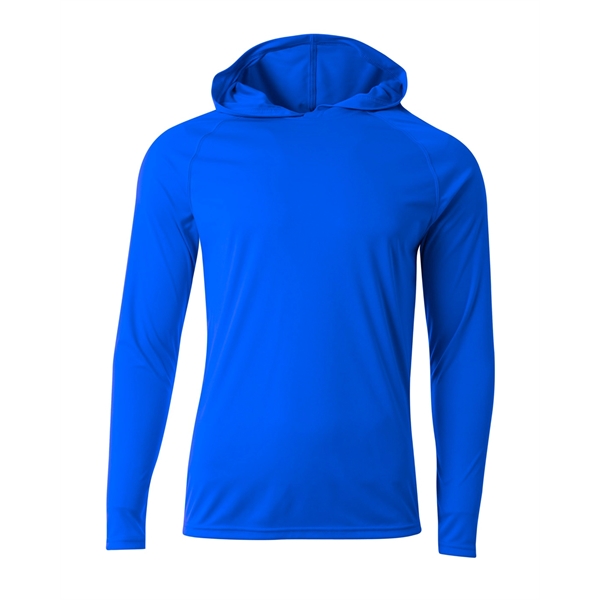 A4 Men's Cooling Performance Long-Sleeve Hooded T-shirt - A4 Men's Cooling Performance Long-Sleeve Hooded T-shirt - Image 16 of 60