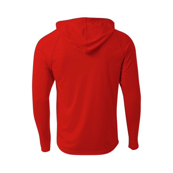 A4 Men's Cooling Performance Long-Sleeve Hooded T-shirt - A4 Men's Cooling Performance Long-Sleeve Hooded T-shirt - Image 19 of 60