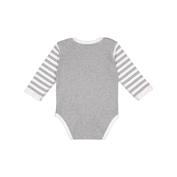 Rabbit Skins Infant Long Sleeve Baby Rib Bodysuit - Rabbit Skins Infant Long Sleeve Baby Rib Bodysuit - Image 44 of 44