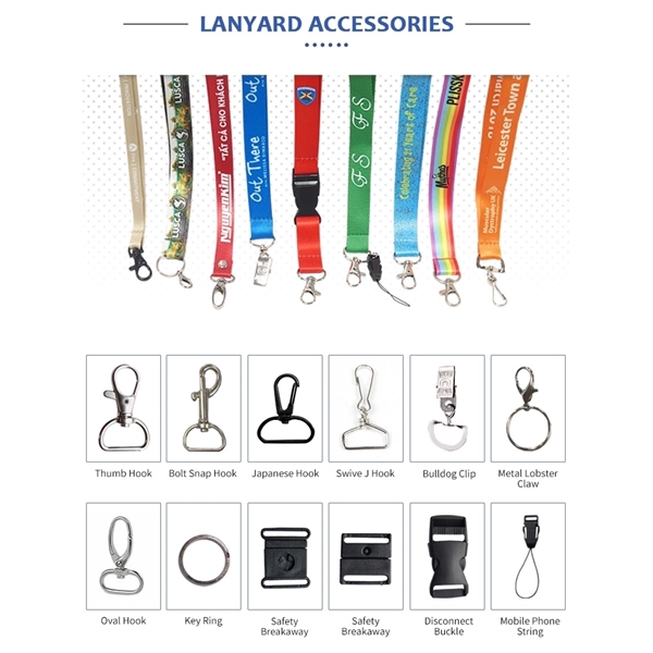 Lanyard with Safety Breakaway Buckle - Lanyard with Safety Breakaway Buckle - Image 4 of 4