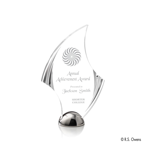 Flourish Hemisphere Award - Laser Engraved - Flourish Hemisphere Award - Laser Engraved - Image 1 of 12