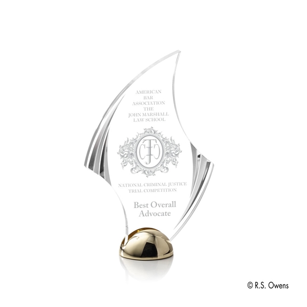 Flourish Hemisphere Award - Laser Engraved - Flourish Hemisphere Award - Laser Engraved - Image 3 of 12