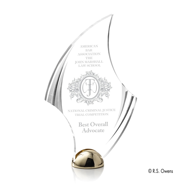 Flourish Hemisphere Award - Laser Engraved - Flourish Hemisphere Award - Laser Engraved - Image 9 of 12