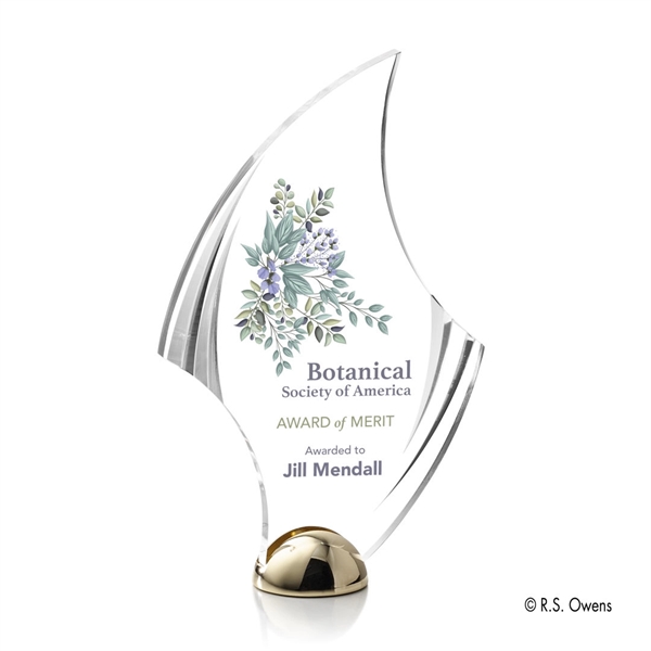 Flourish Hemisphere VividPrint™ Award - Flourish Hemisphere VividPrint™ Award - Image 9 of 12