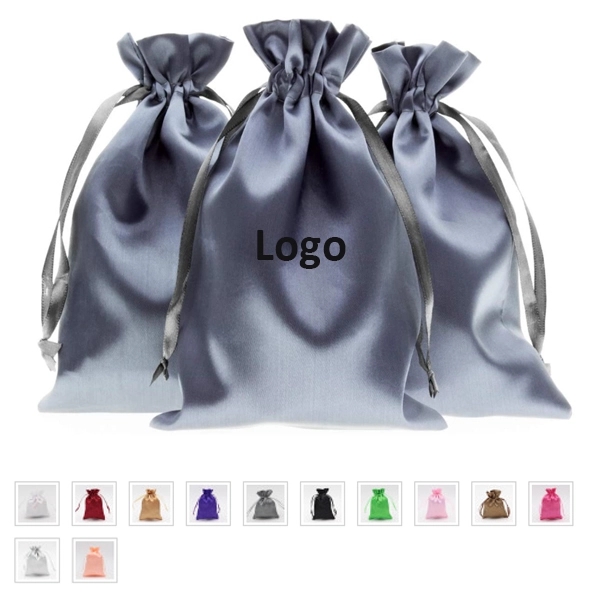 6" x 9" Jewelry, Drawstring, Satin Gift Bags - 6" x 9" Jewelry, Drawstring, Satin Gift Bags - Image 0 of 0