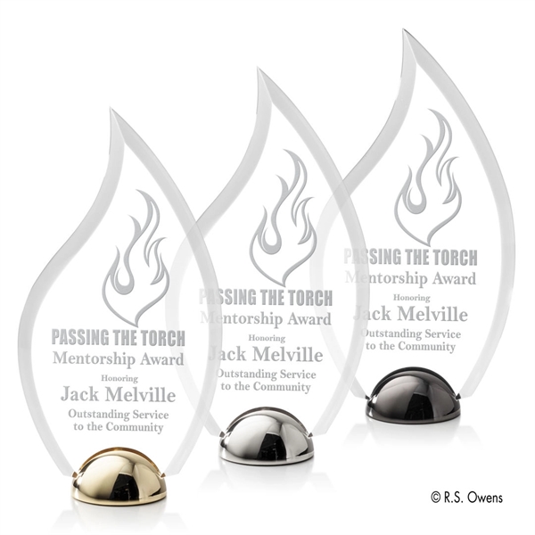 Vulcan Hemisphere Award - Laser Engraved