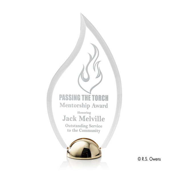 Vulcan Hemisphere Award - Laser Engraved