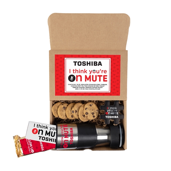 I Think You're On Mute Tumbler With Snacks Mailer Kit - I Think You're On Mute Tumbler With Snacks Mailer Kit - Image 0 of 4