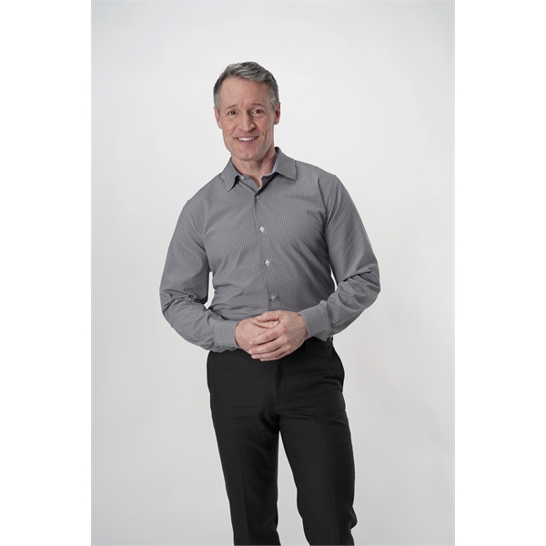 Forsyth Yarn Dye Small Check Woven Stretch Shirts - Forsyth Yarn Dye Small Check Woven Stretch Shirts - Image 1 of 2