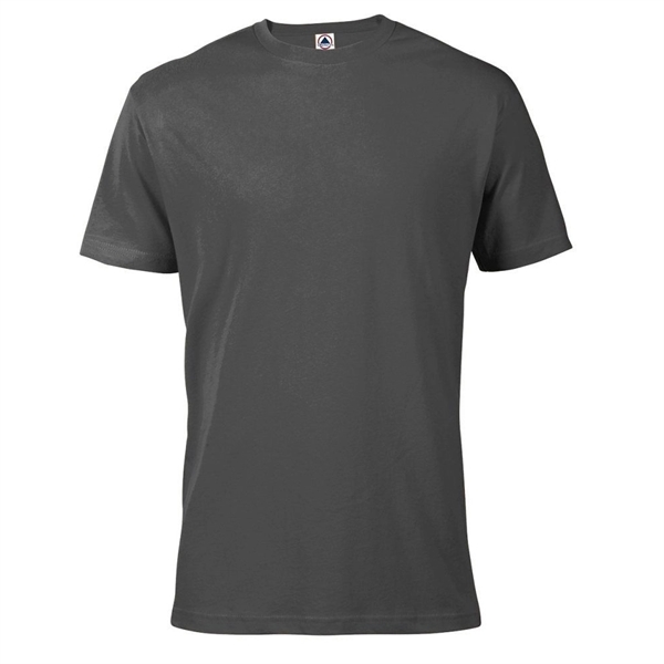 Delta 4.3 oz/ 146 GSM 65/35 Polyester/ Cotton Unisex T-shirt - Delta 4.3 oz/ 146 GSM 65/35 Polyester/ Cotton Unisex T-shirt - Image 1 of 10
