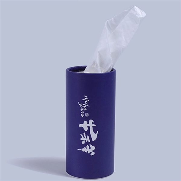 Cylinder CarTissue  Box with Tissue - Cylinder CarTissue  Box with Tissue - Image 0 of 0
