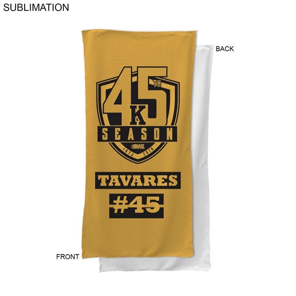 Team Towel in Microfiber Terry, 22x44, Sublimated or Blank