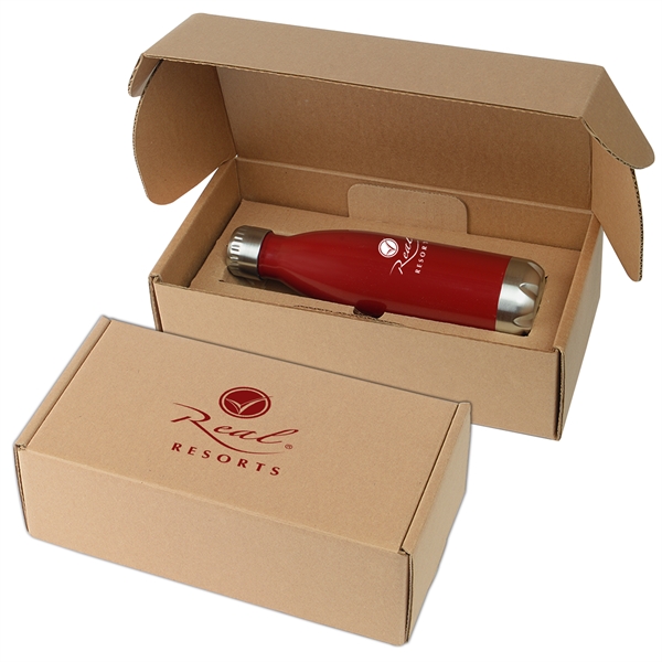 17 Oz Cascade Insulated Stainless Steel Bottle with Gift Box - 17 Oz Cascade Insulated Stainless Steel Bottle with Gift Box - Image 0 of 16